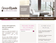 Tablet Screenshot of elyade.com